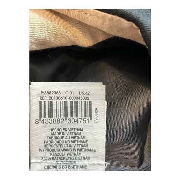 Cortefiel Basics Flat Front A-Line Skirt Midi High Rise Zipper Pockets - EUR 42 - Picture 9 of 11